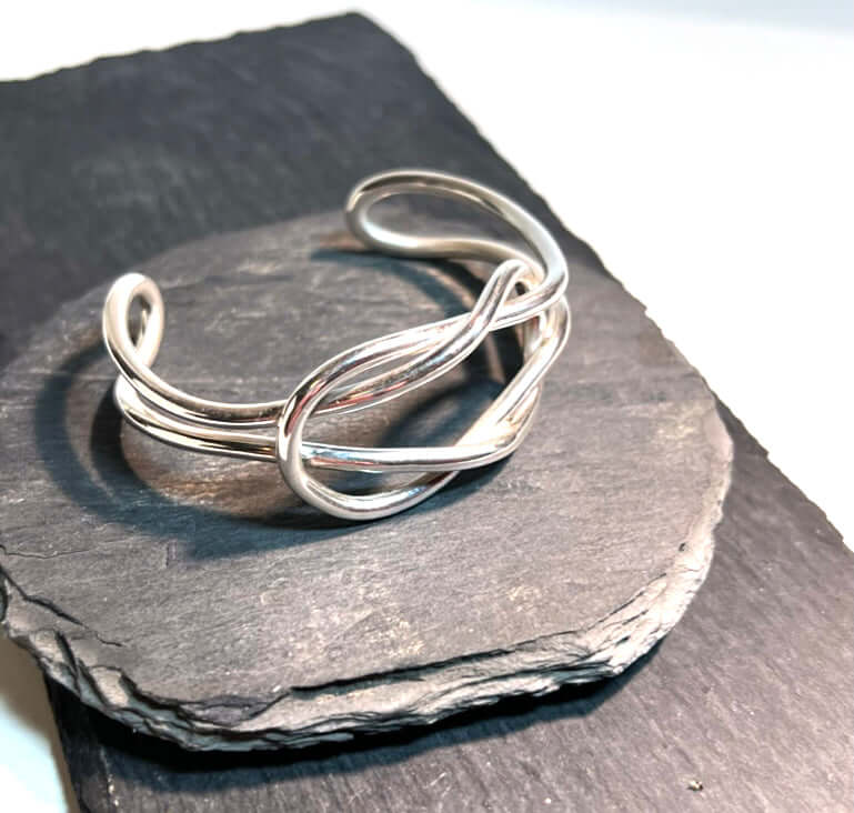 Silverarmband Loveknot