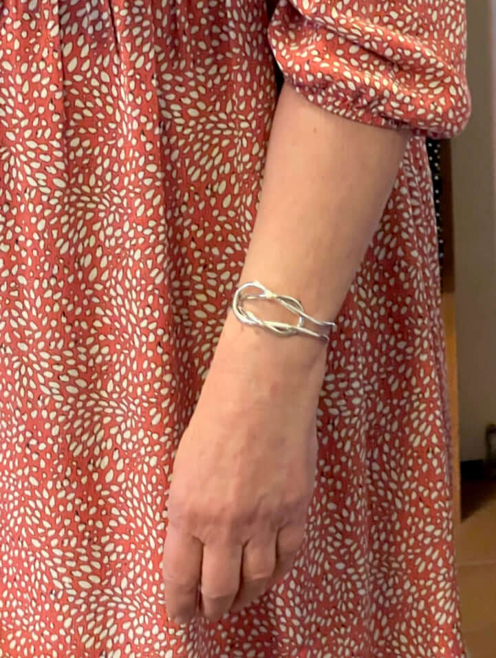 Silverarmband Loveknot