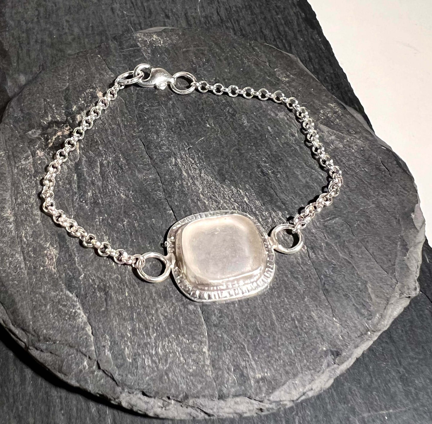 Silverarmband Crystal