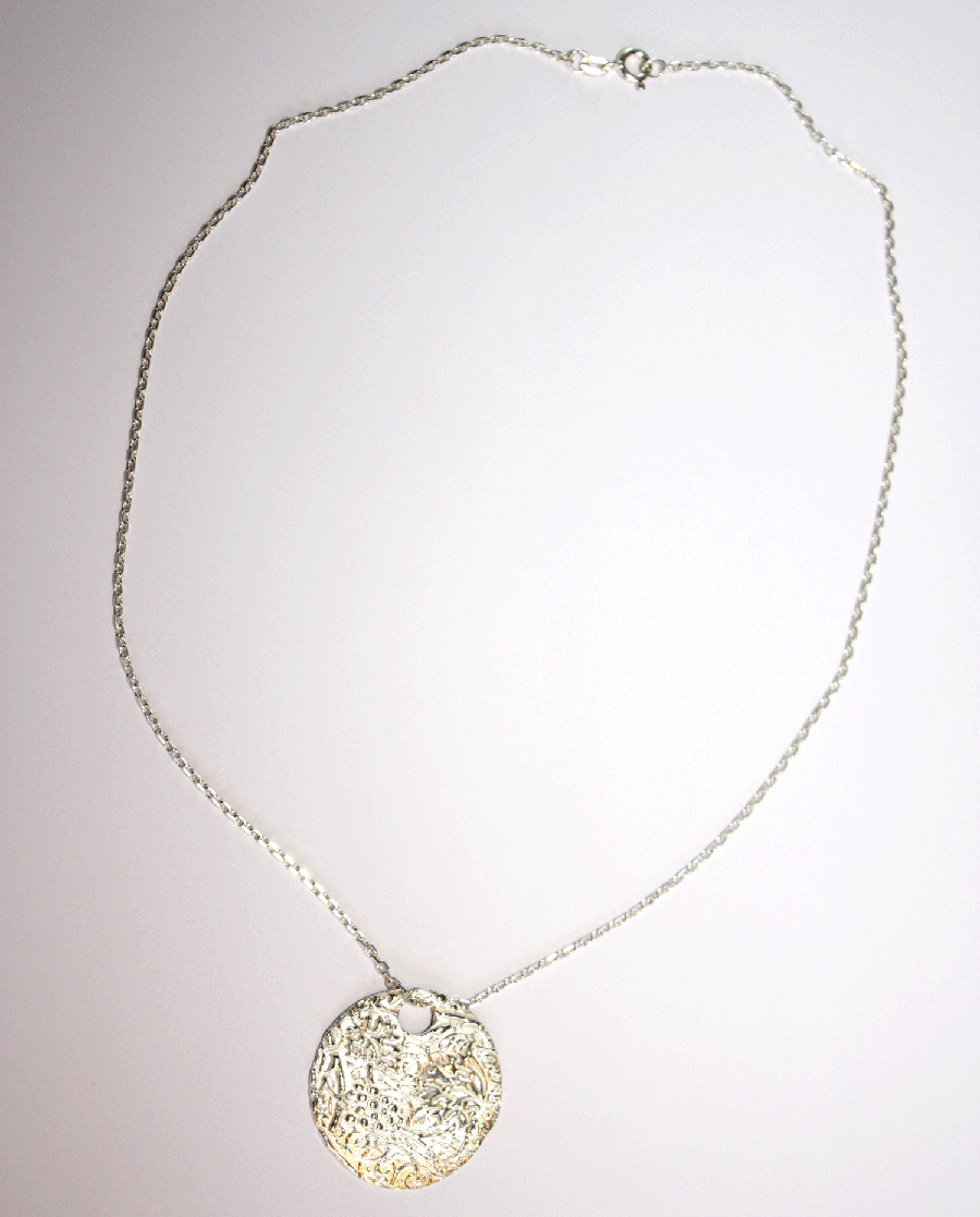 Silverhalsband Vinranka