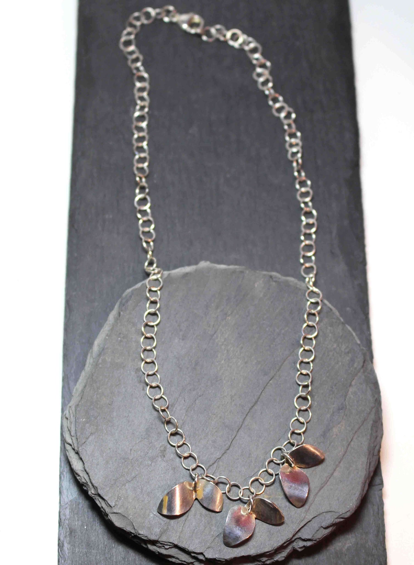 Silverhalsband Wings