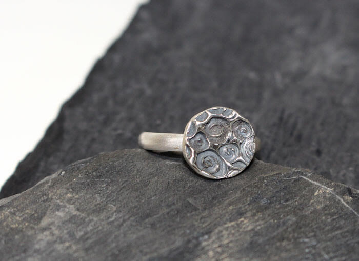 Silverring Våg