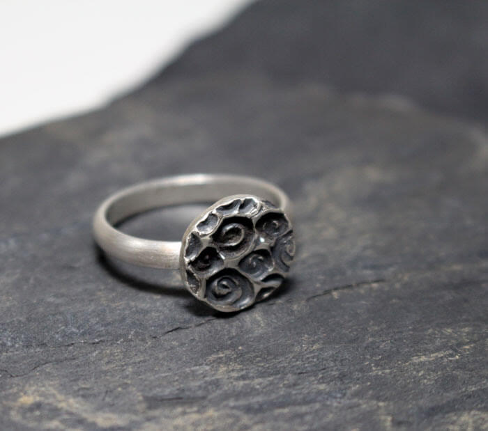 Silverring Våg