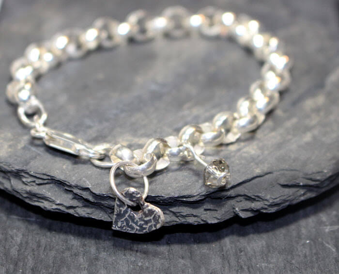 Silverarmband Maggan