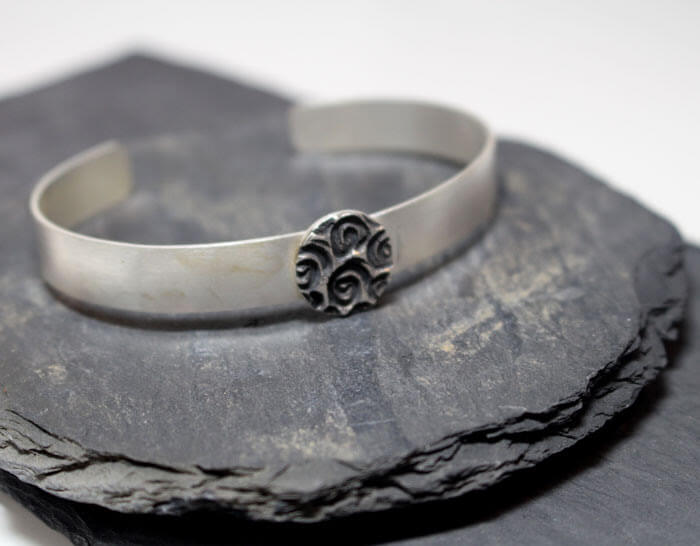 Silverarmband Våg