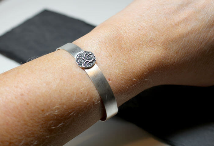 Silverarmband Våg