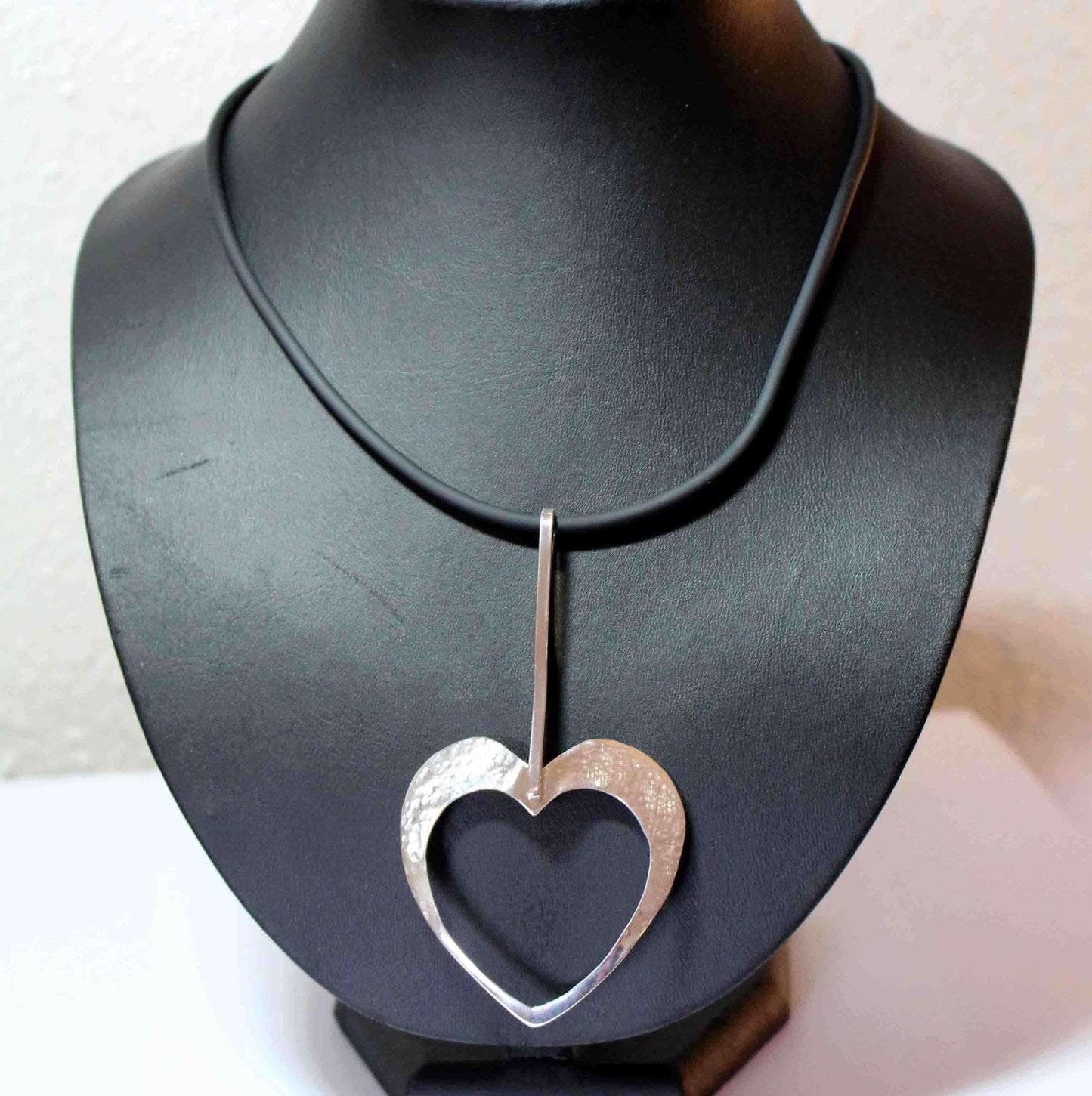 Silverhalsband Hjärtat (blankt)