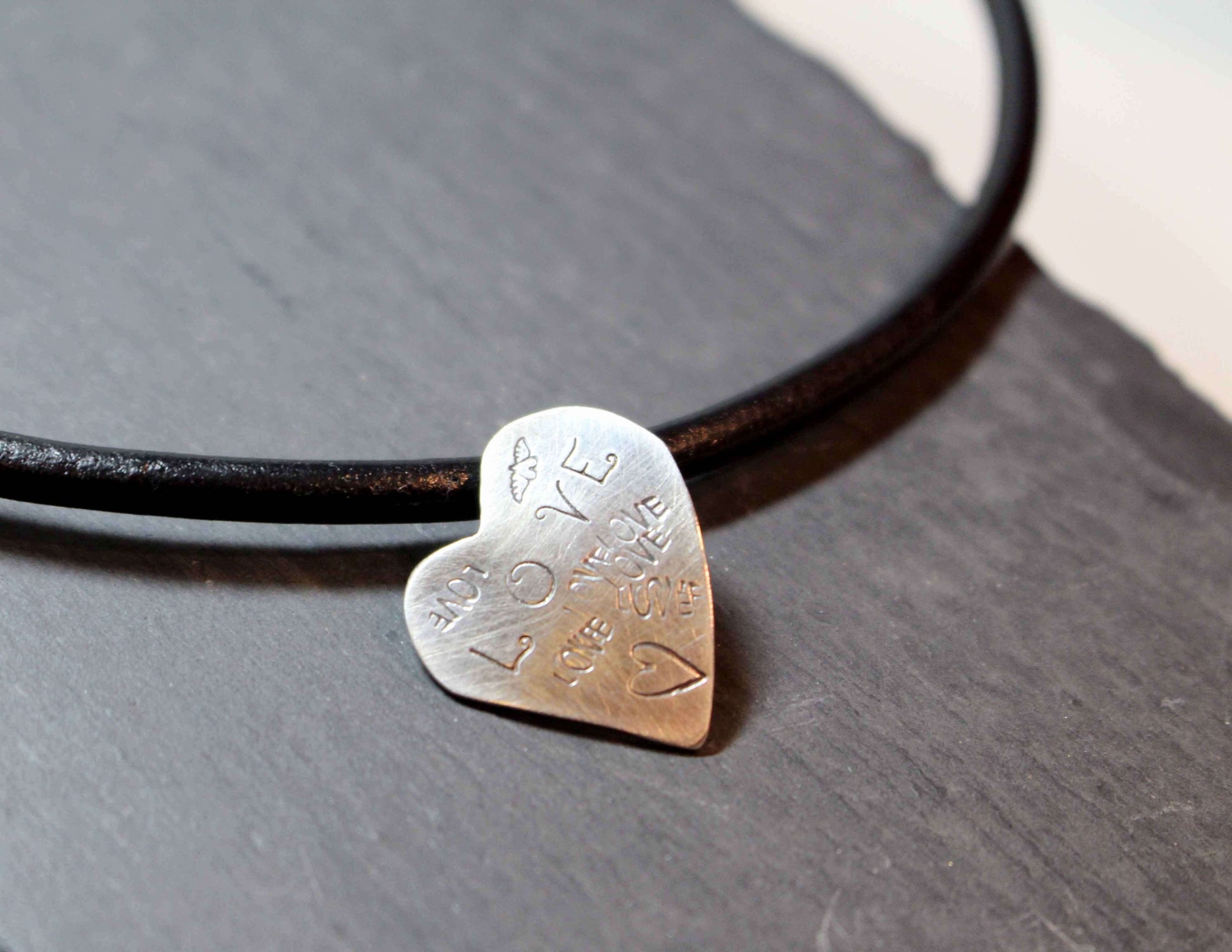 Silverhalsband LoveLove