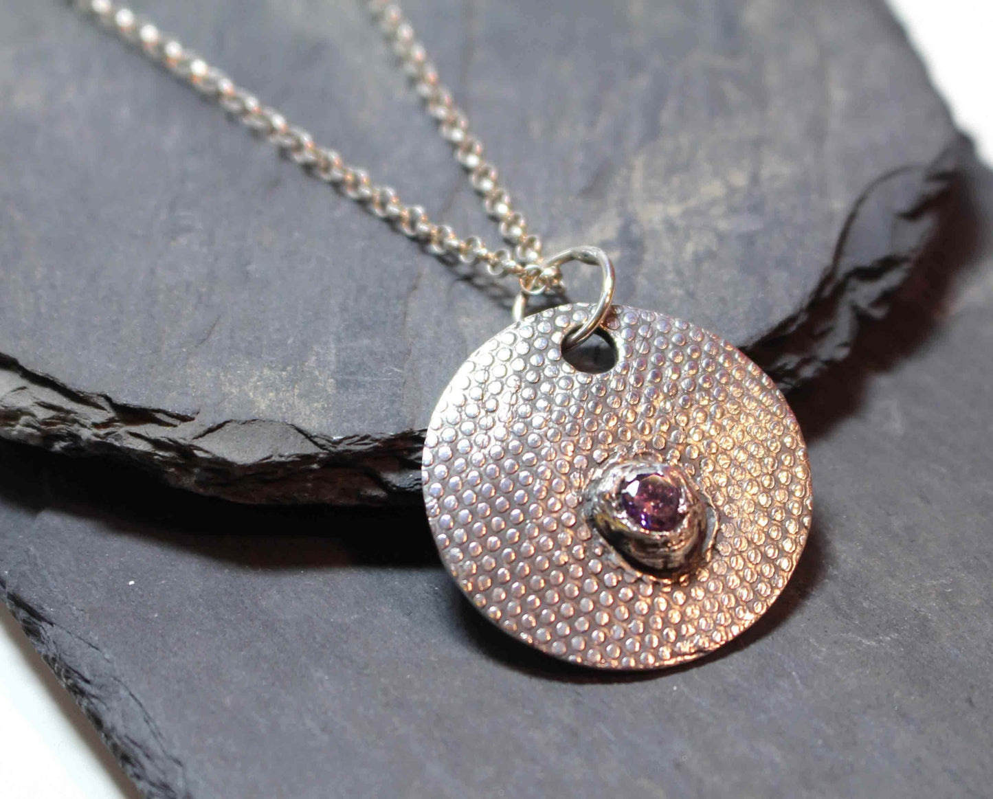 Silverhalsband Rusty