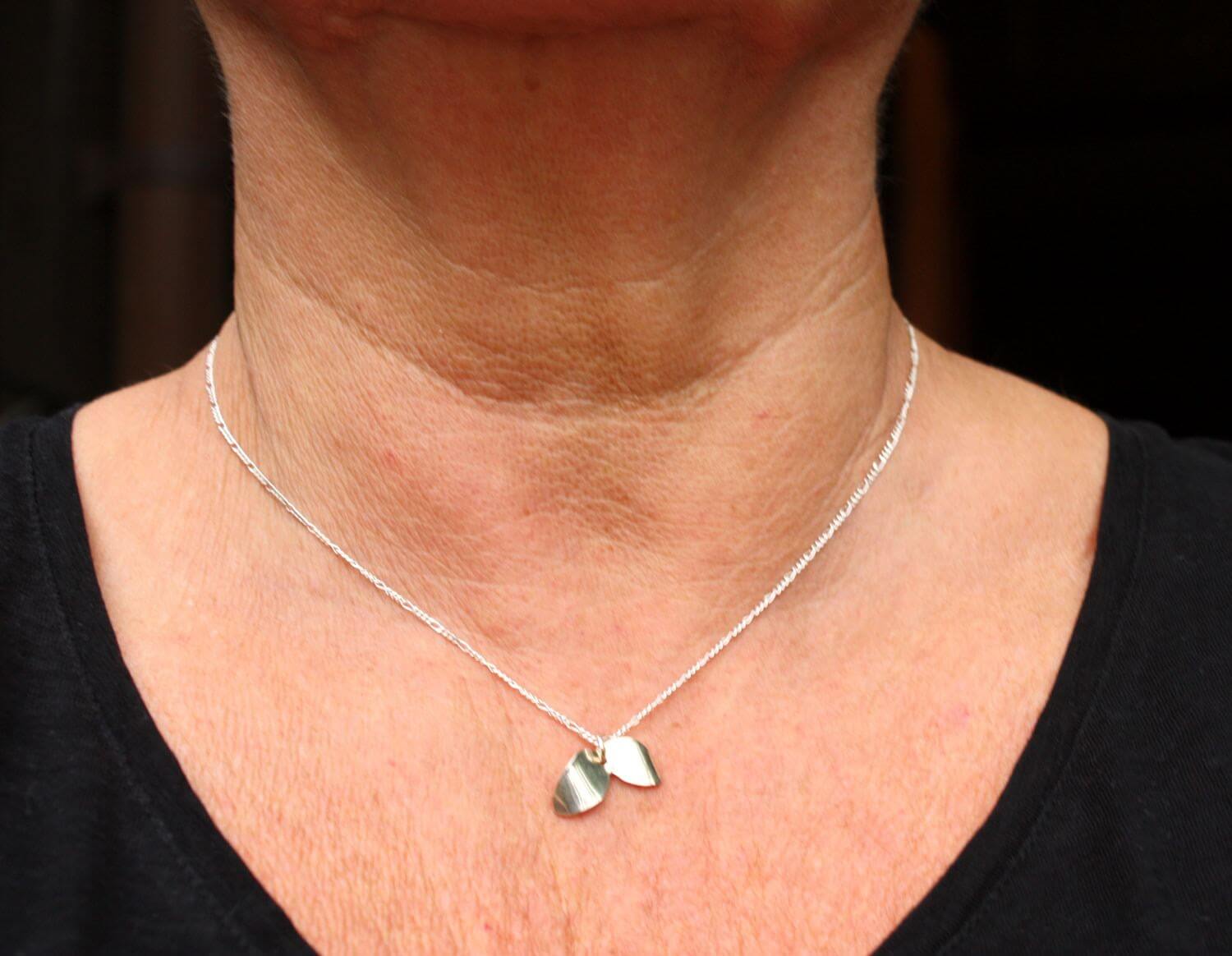 Silverhalsband Spike