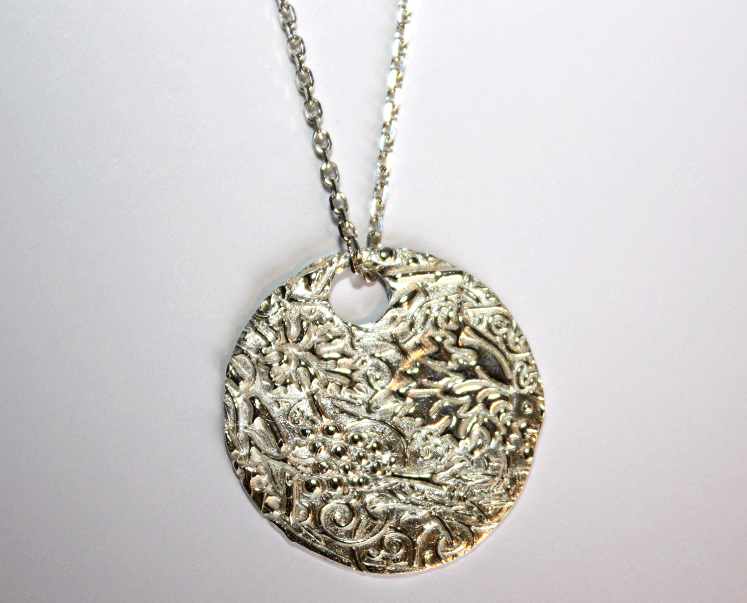 Silverhalsband Vinranka