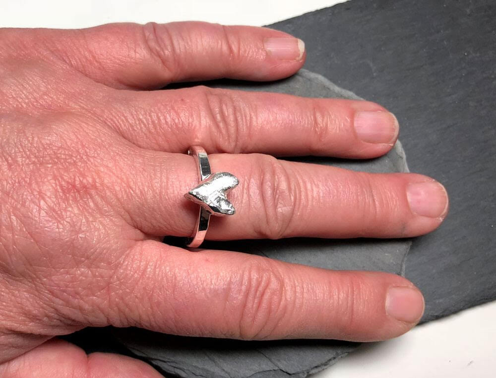 Silverring Big Little Heart
