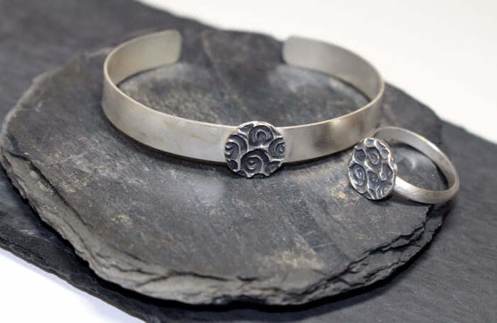 Silverarmband Våg